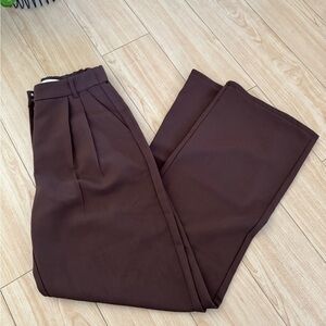 A&F Sloane Tailored Wide Leg Pant